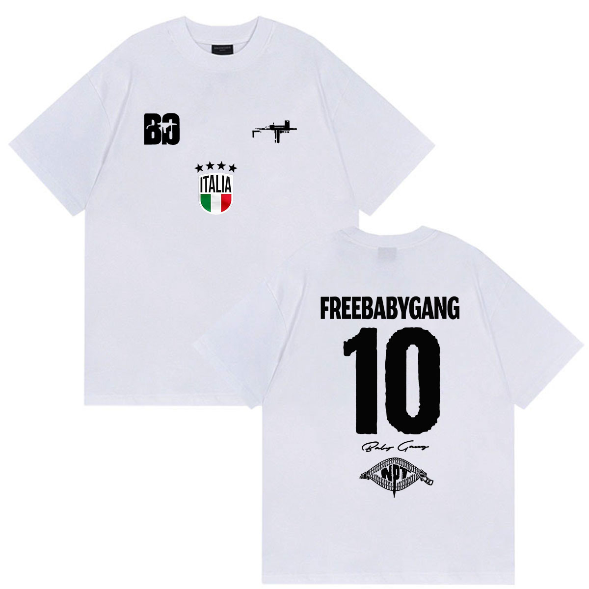 Rapper Baby Gang Tour 2026 Gra - Y2K Graphic Baby Tee Crop recensie en prijs