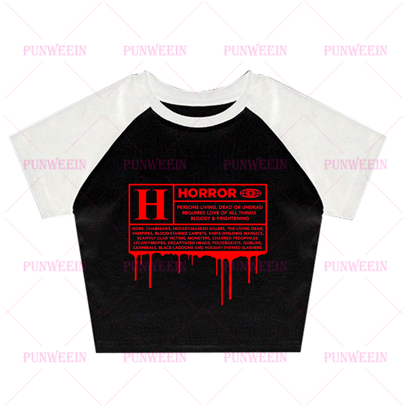 Punk Grunge Letter Graphics Ca - Y2K Graphic Baby Tee Crop recensie en prijs